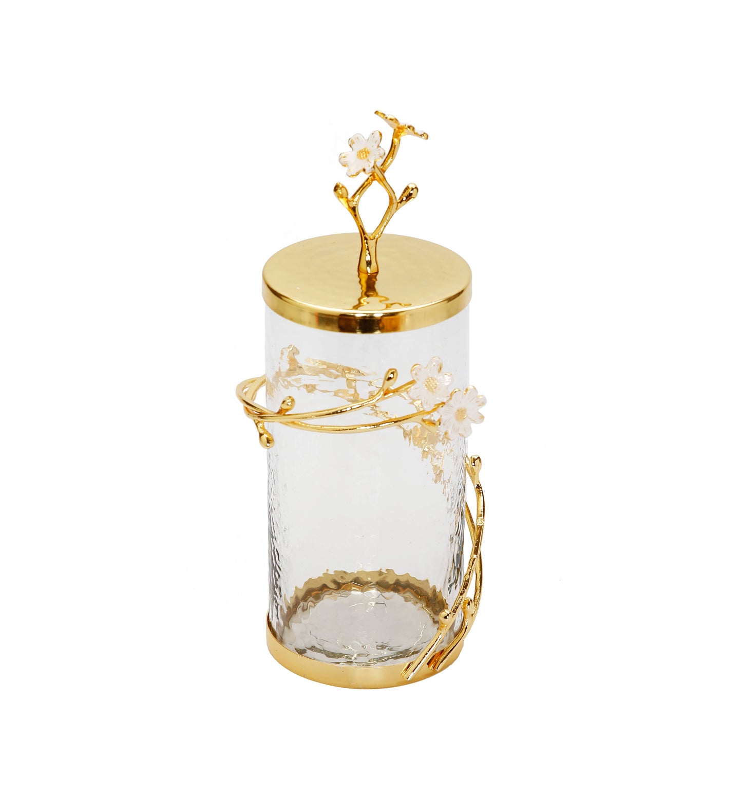 Gold Cherry Blossom Canister